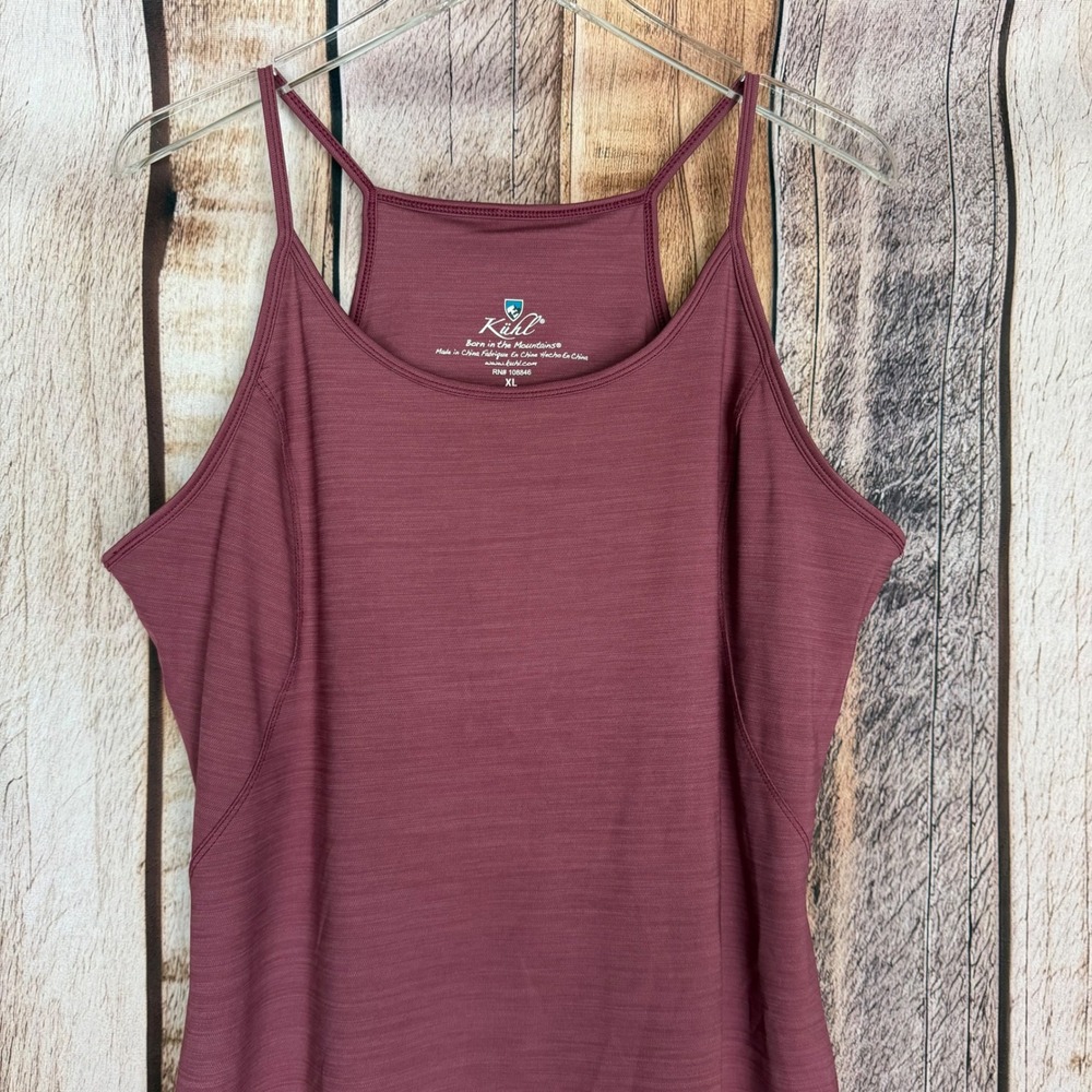 KUHL Performance Tank Dress Berry Stretch Activewear Sport Fitness Size XL - Picture 3 of 9